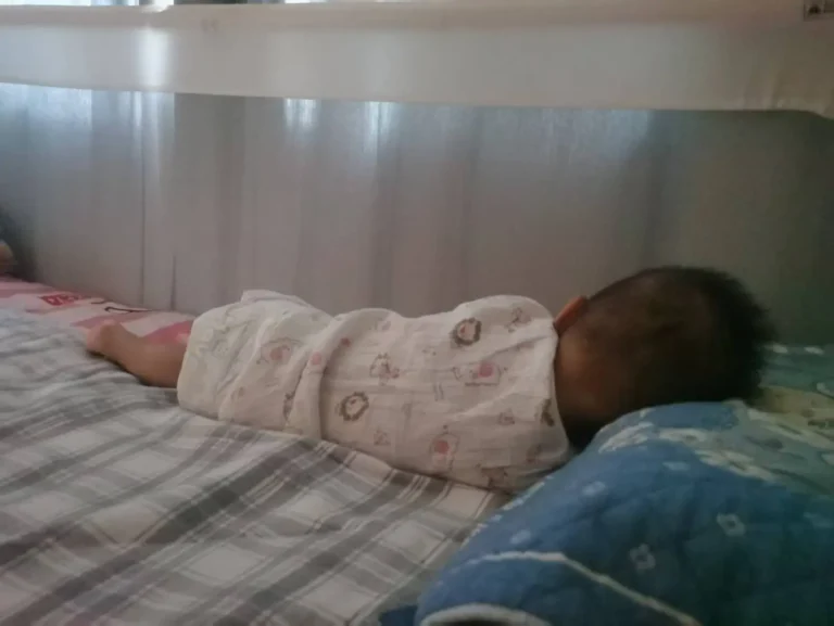 Sleeping TuBao on Postoperative Day 116 of Yolk Sac Tumor